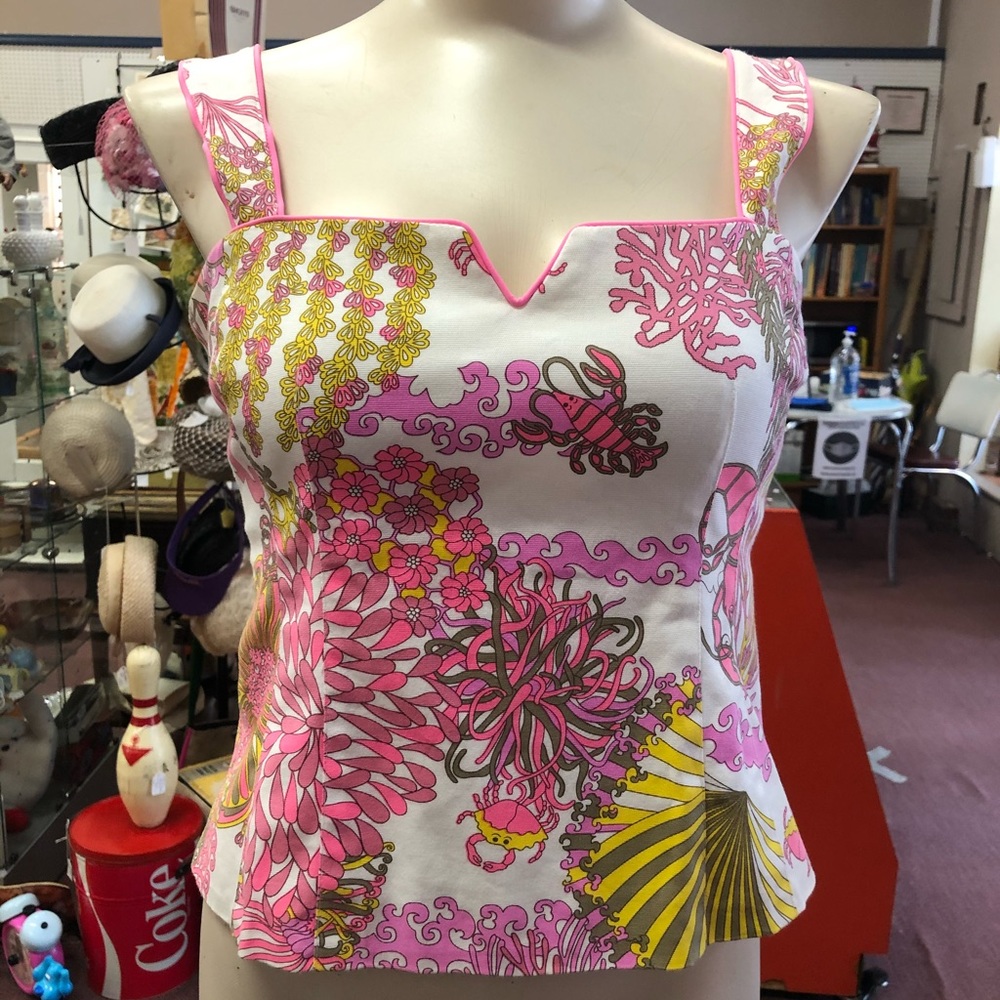 Nanette Lepore Top Size 6 Multi Color